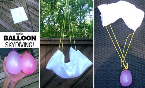 water balloon drop experiment